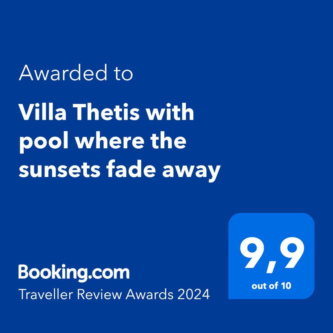 Villa Thetis With Private Pool Where The Sunsets Fade Away Ayios Nikitas Bagian luar foto